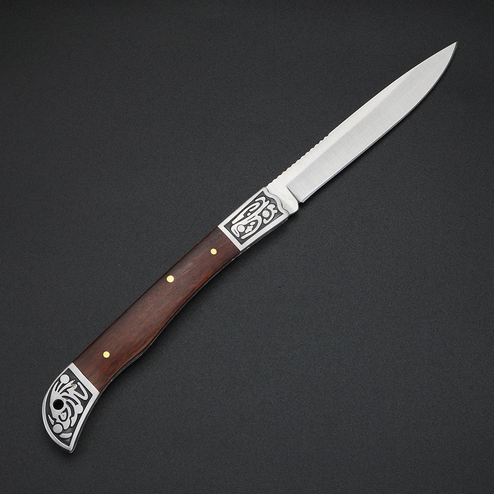 XUANFENG D2 Steel Folding Pocket Knife – Outdoor Multitool Folding Pocket Knife Qst