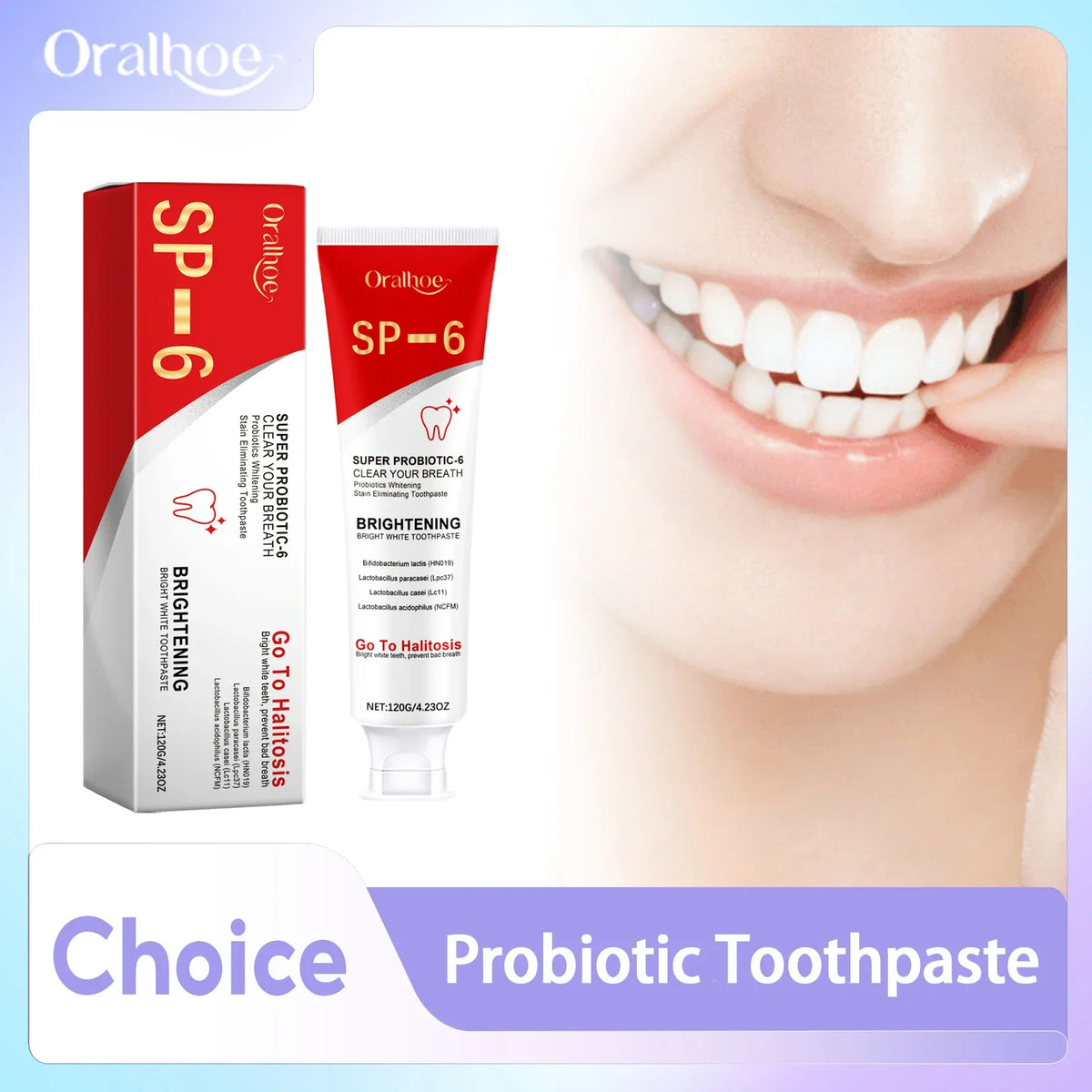 SP6 Probiotic Whitening Toothpaste – Plaque & Stain Care Whitening Toothpaste Qme