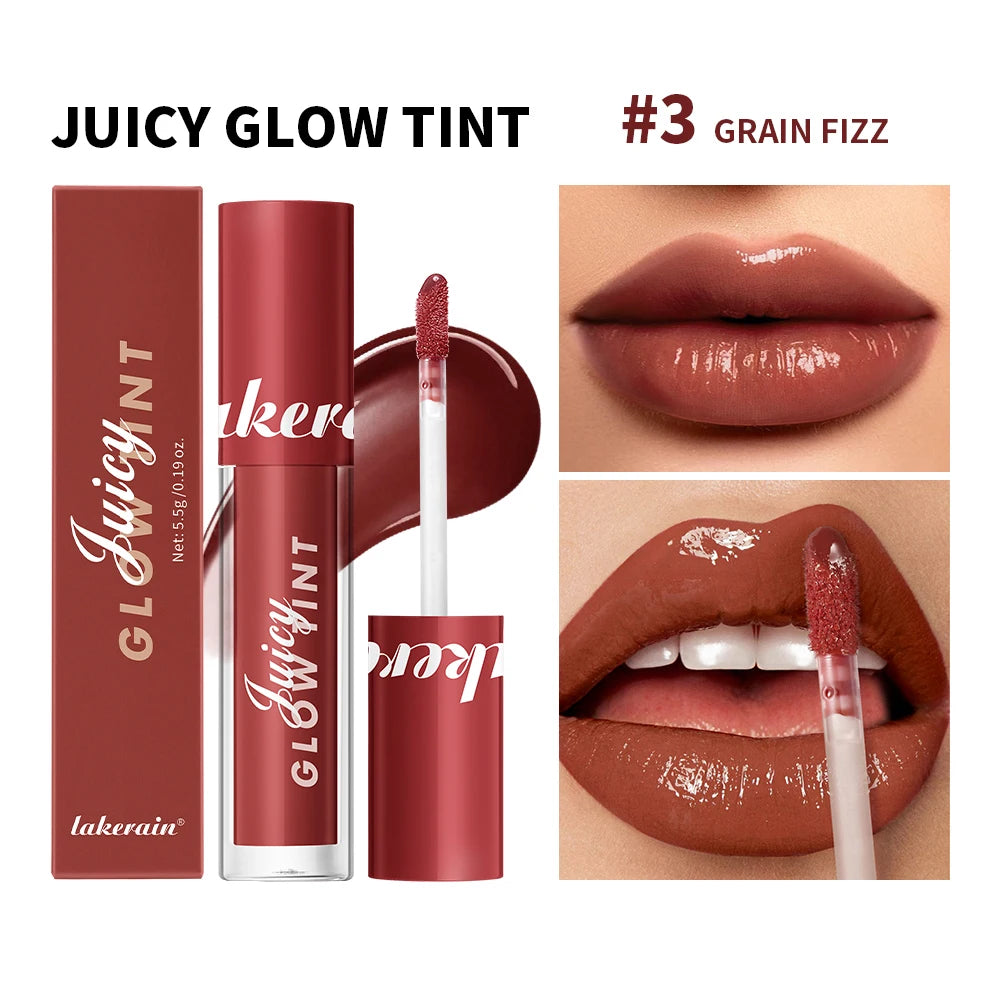 Lakerain Mirror Lip Glaze – Long-Lasting Hydrating Lip Gloss Lip Gloss Qst 03