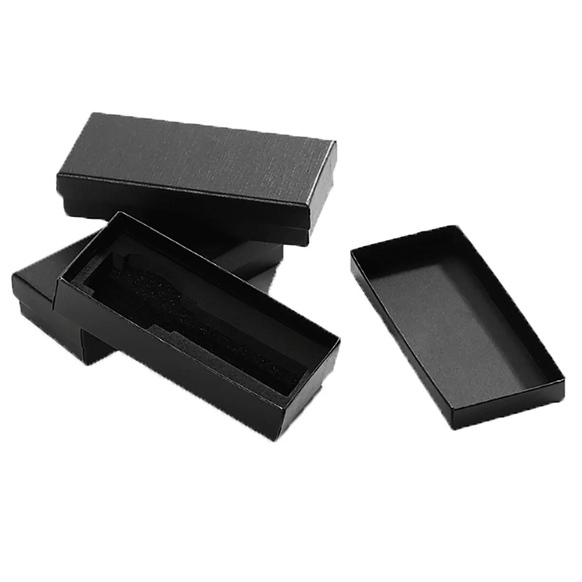 Black Rectangle Watch Box – Travel Watch & Jewelry Case Watch Gift Box Qme