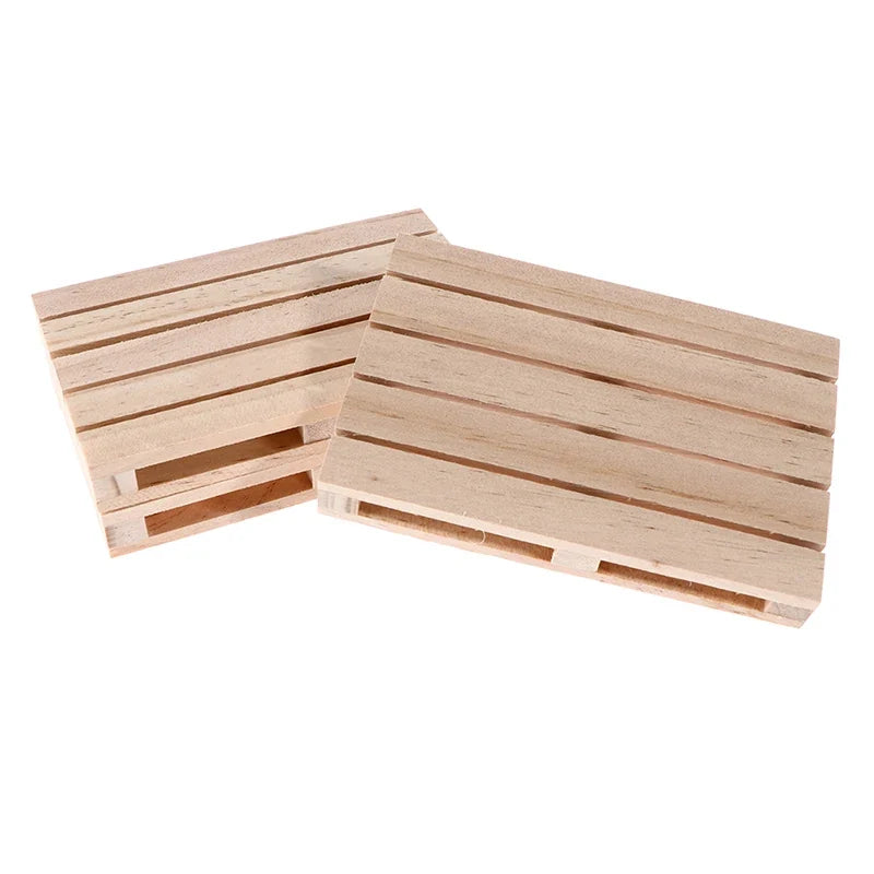 Mini Wooden Pallet Beverage Coasters – Rustic Wood Drink Mats Wood Beverage Coasters Qme