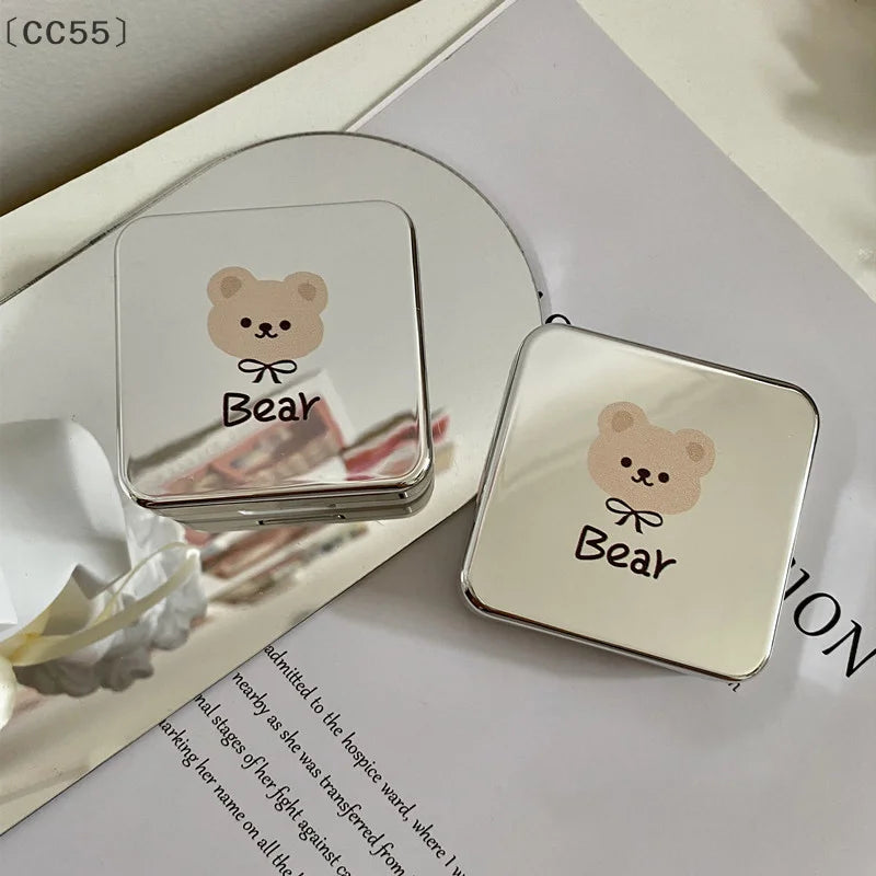 Silver Bear Contact Lens Case – Portable Companion Kit Contact Lens Case Qst
