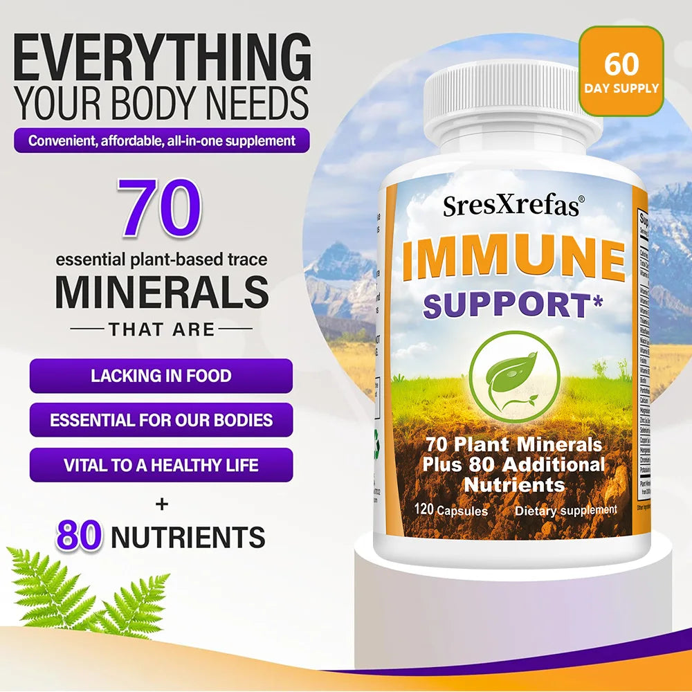 ZENVITALIZE Whole Food Multivitamin & Mineral Capsules 120ct Multivitamin Supplement Qst