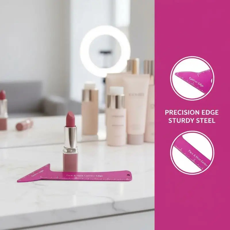 Reusable Eyeliner Stencil Wing Tip Guide – Stainless Steel Eyeliner Stencil Tool Qst