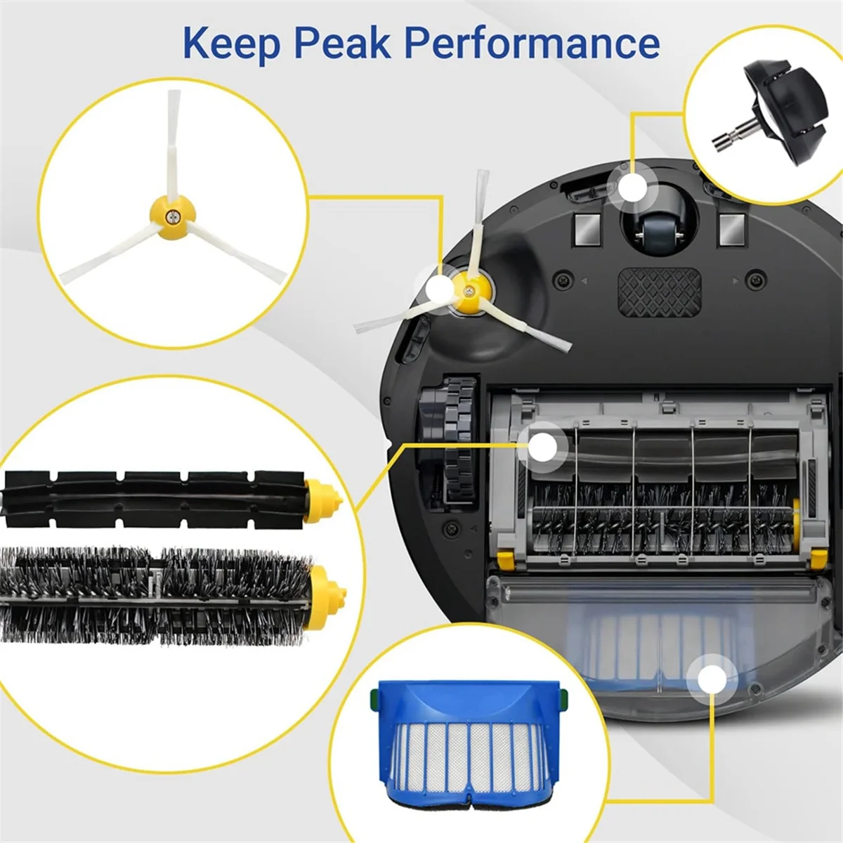 Roomba 600 Series Replacement Parts Kit – Brushes & Filters Vacuum Replacement Parts Qst China Mainland