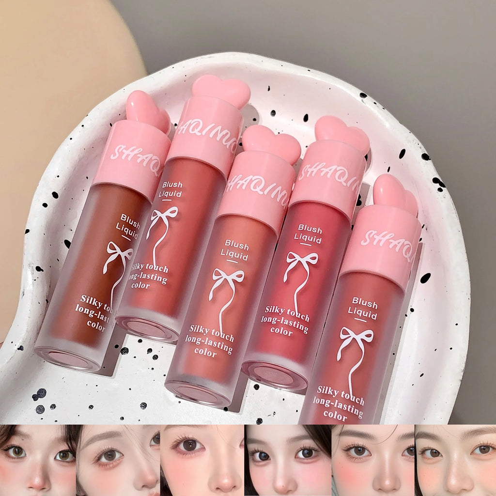 SHAQINUO Liquid Blush Natural Glow Sponge Brush – 6 Shades Liquid Blush Qme