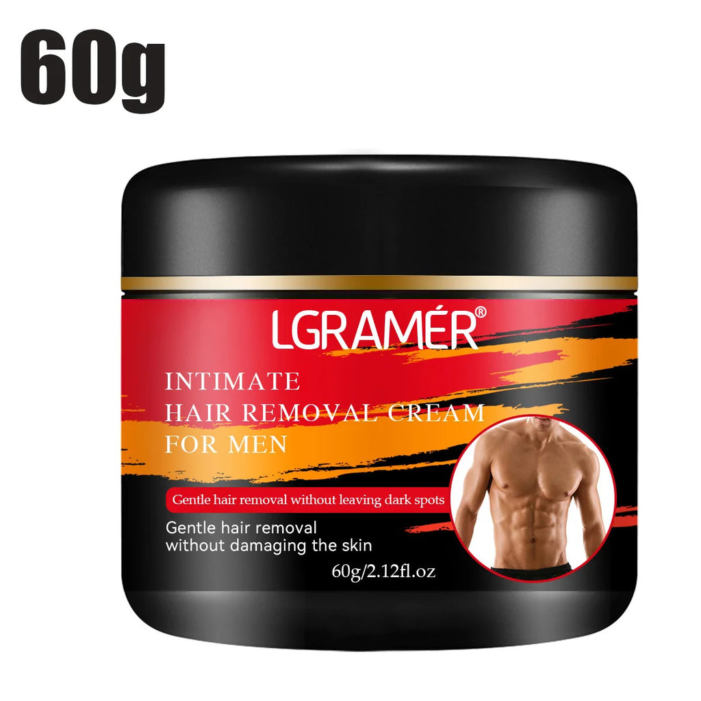 LGRAMER Men's Hair Removal Cream – Body, Arm & Armpit 60g Hair Removal Cream Qst 60g