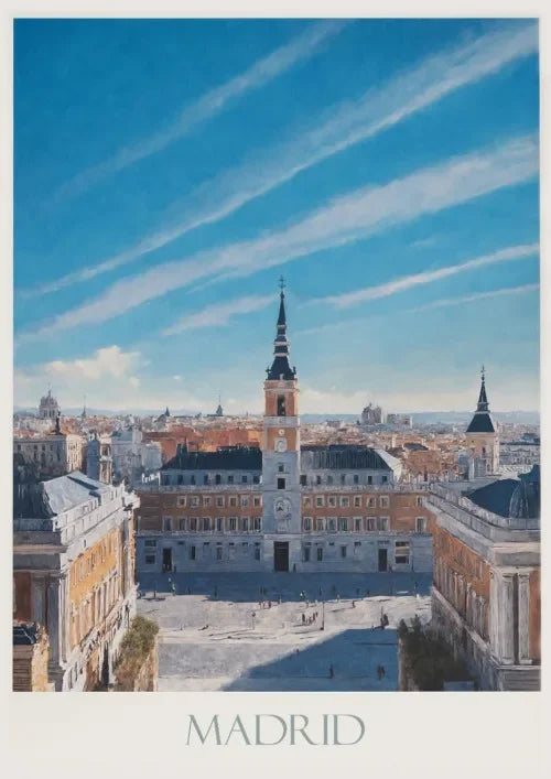 Spain Canvas Poster – Seville, Madrid & Palma Wall Art Decor Canvas Wall Art Qst