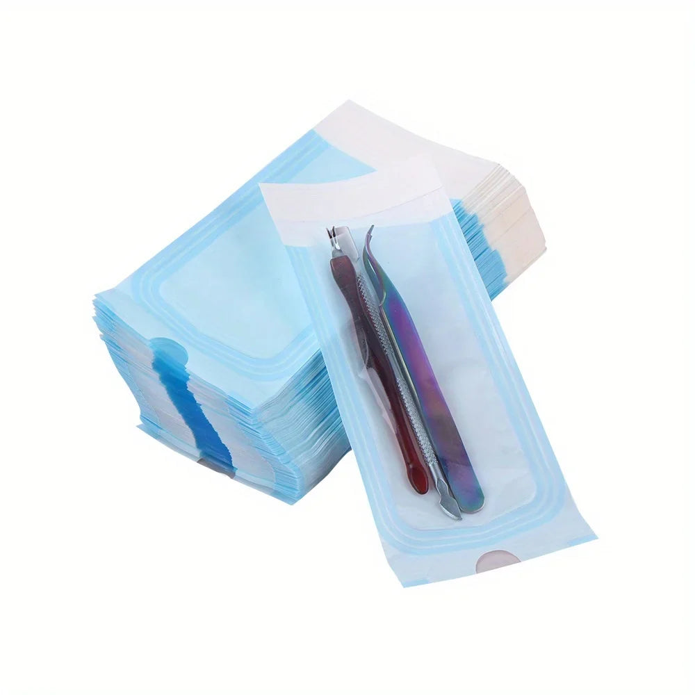 Self-Sealing Nail Art Tool Pouches – 50-Pack Packaging Bags Nail Tool Packaging Qme