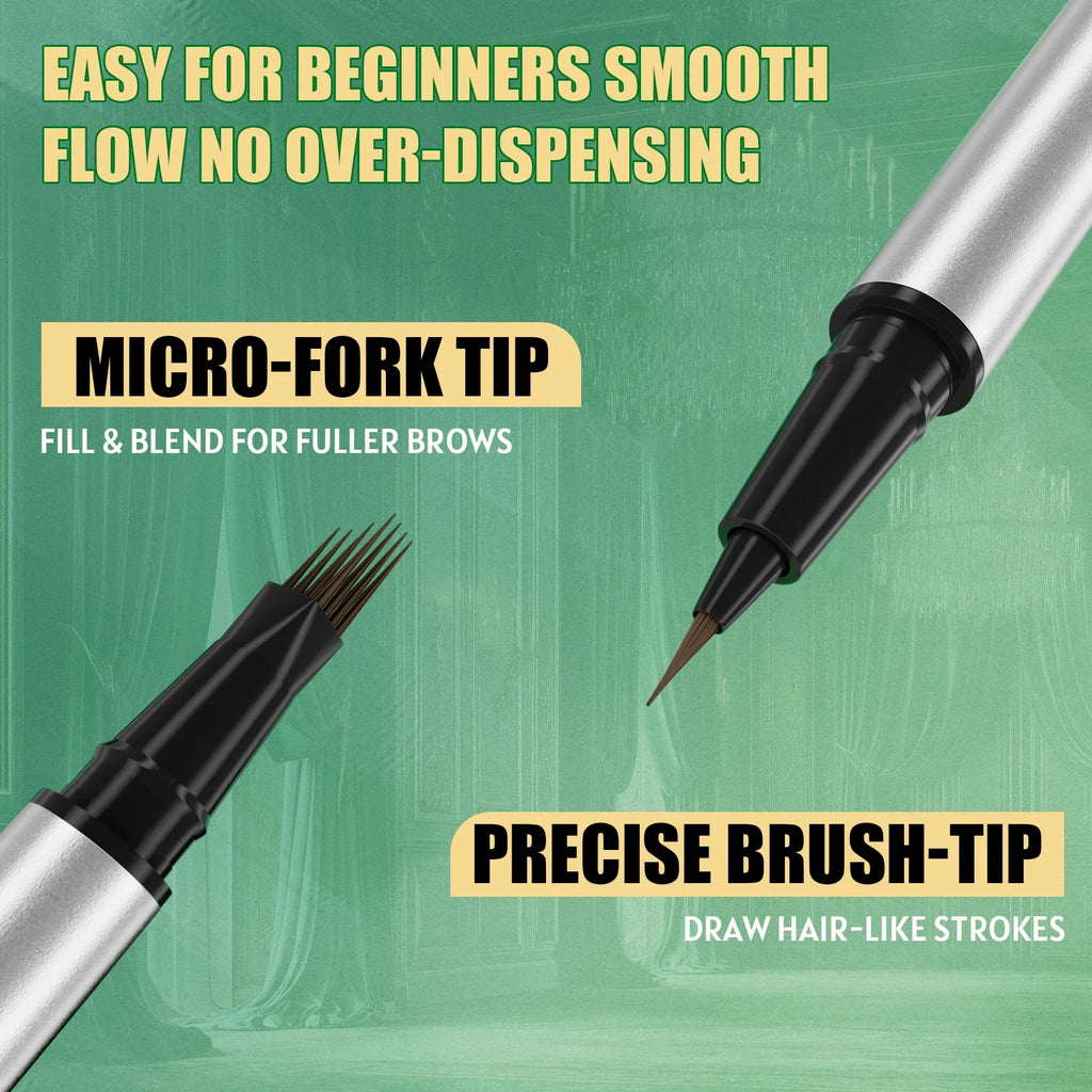 Dual-Ended Waterproof Eyebrow Pencil & Eyeliner – 5 Colors Eyebrow Pencil Qme