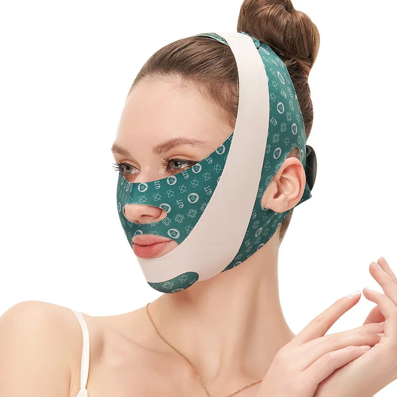 Adjustable V-Shape Face Lifting Bandage | Chin Sculpting Wrap Face Lifting Wrap Qme