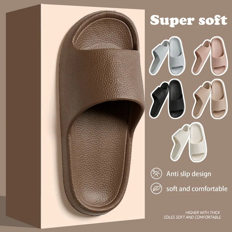 Cloud EVA Slippers – Unisex Home Flat Sandals | 12 Colors EVA Flat Slippers Qme