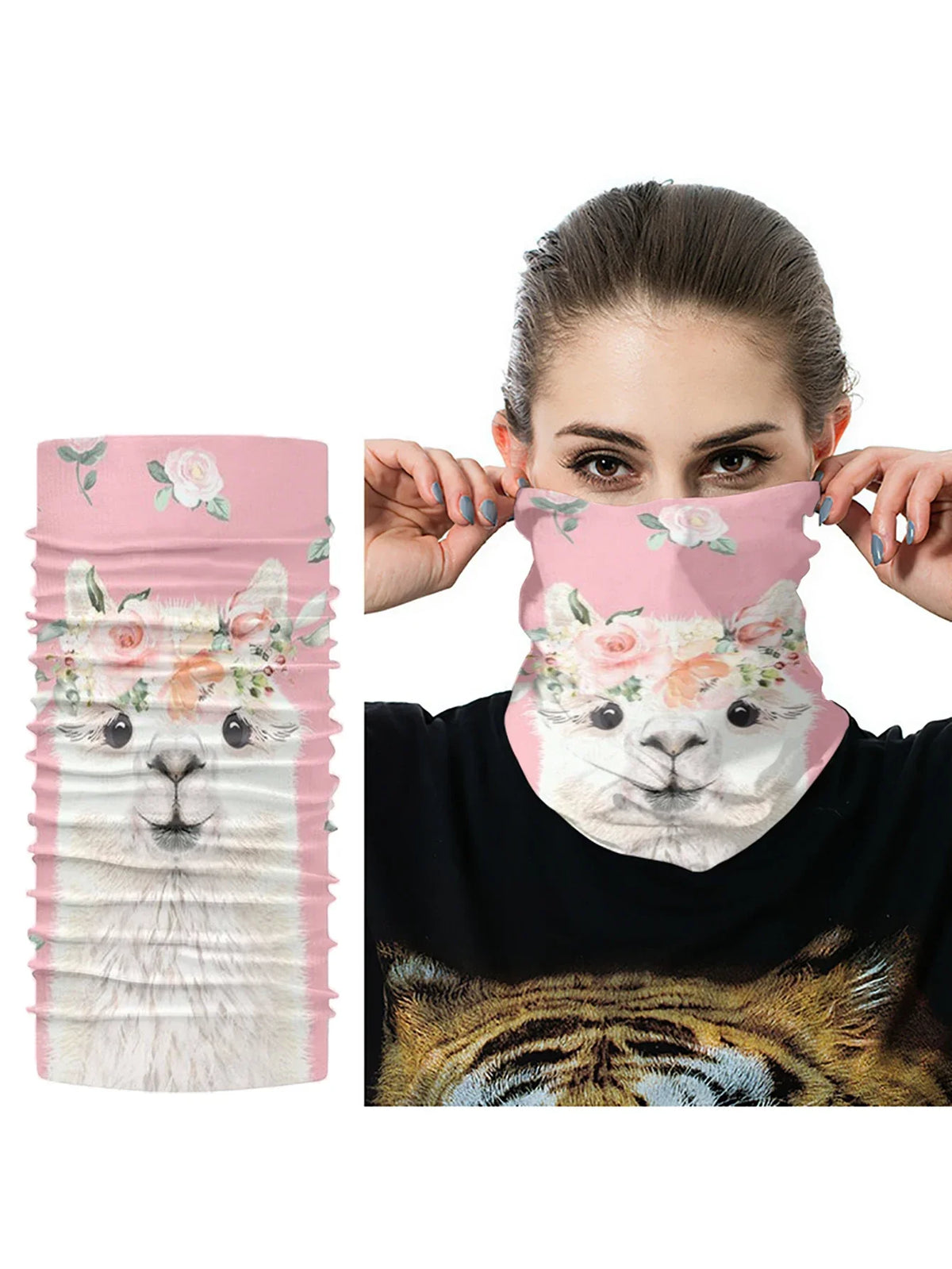 Cute Cartoon Sheep 3D Print Headscarf | 14 Colors, One Size Novelty Hair Scarf Qme