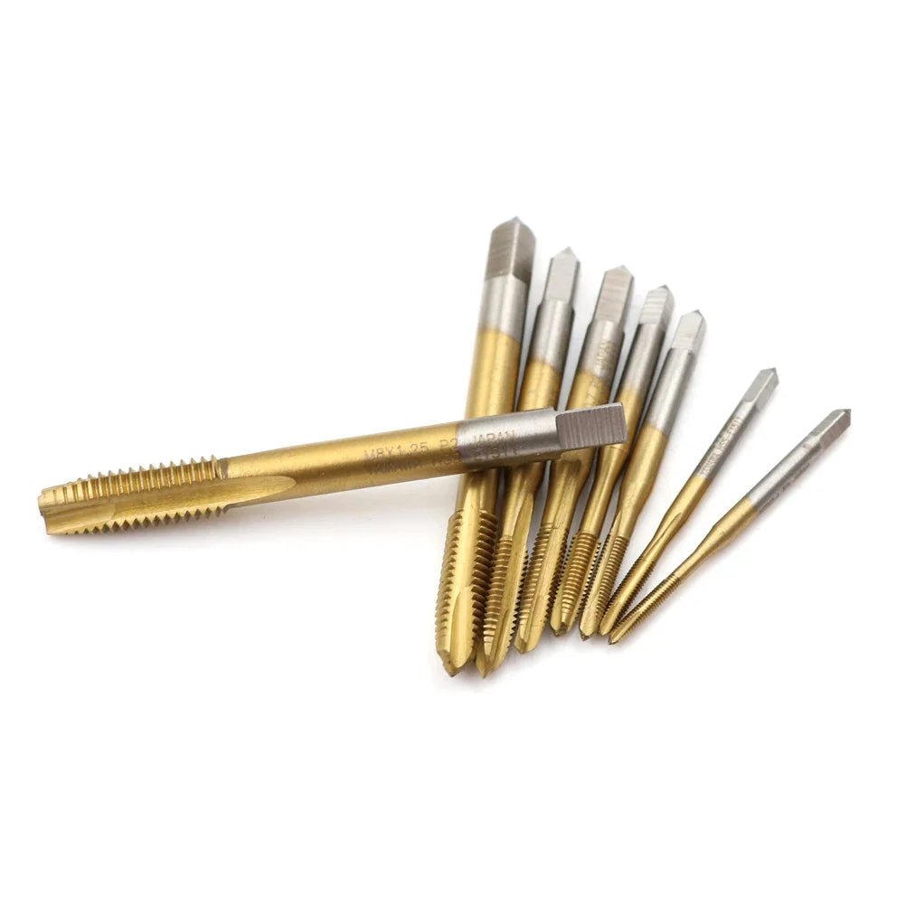 HSS Metric Straight Flute Thread Tap Set M2 M3 M4 M5 M6 M8 Thread Tap Set Qme