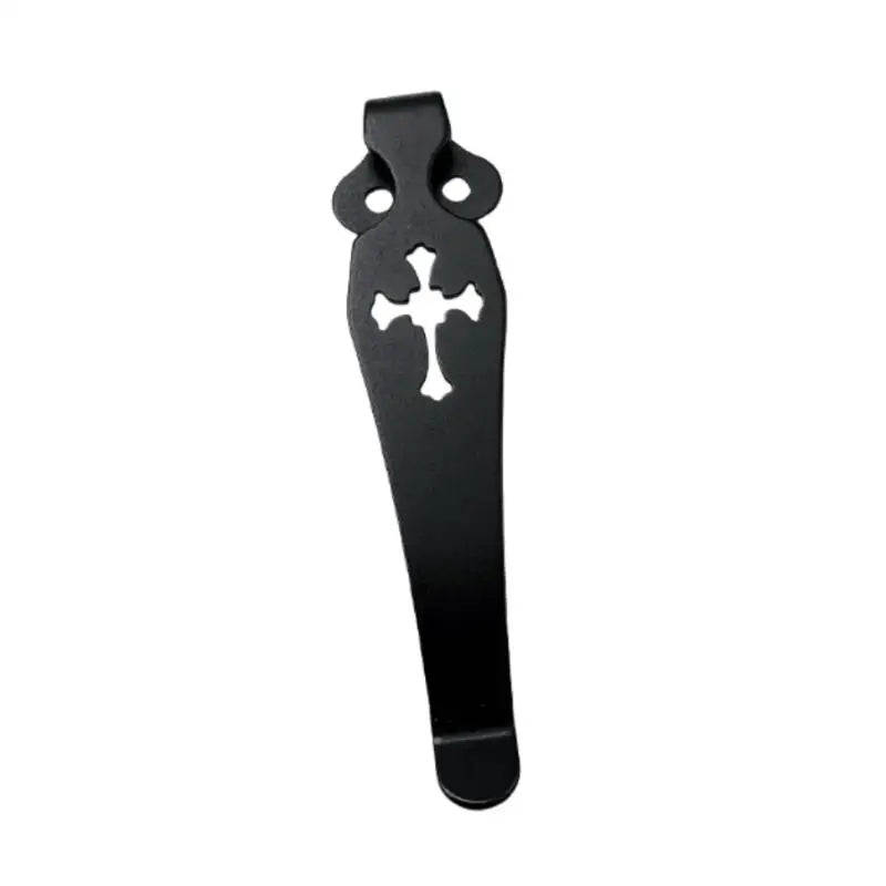 Titanium TC4 Deep Carry Pocket Clip for Spyderco Knives Knife Pocket Clip Qst black 1 pcs