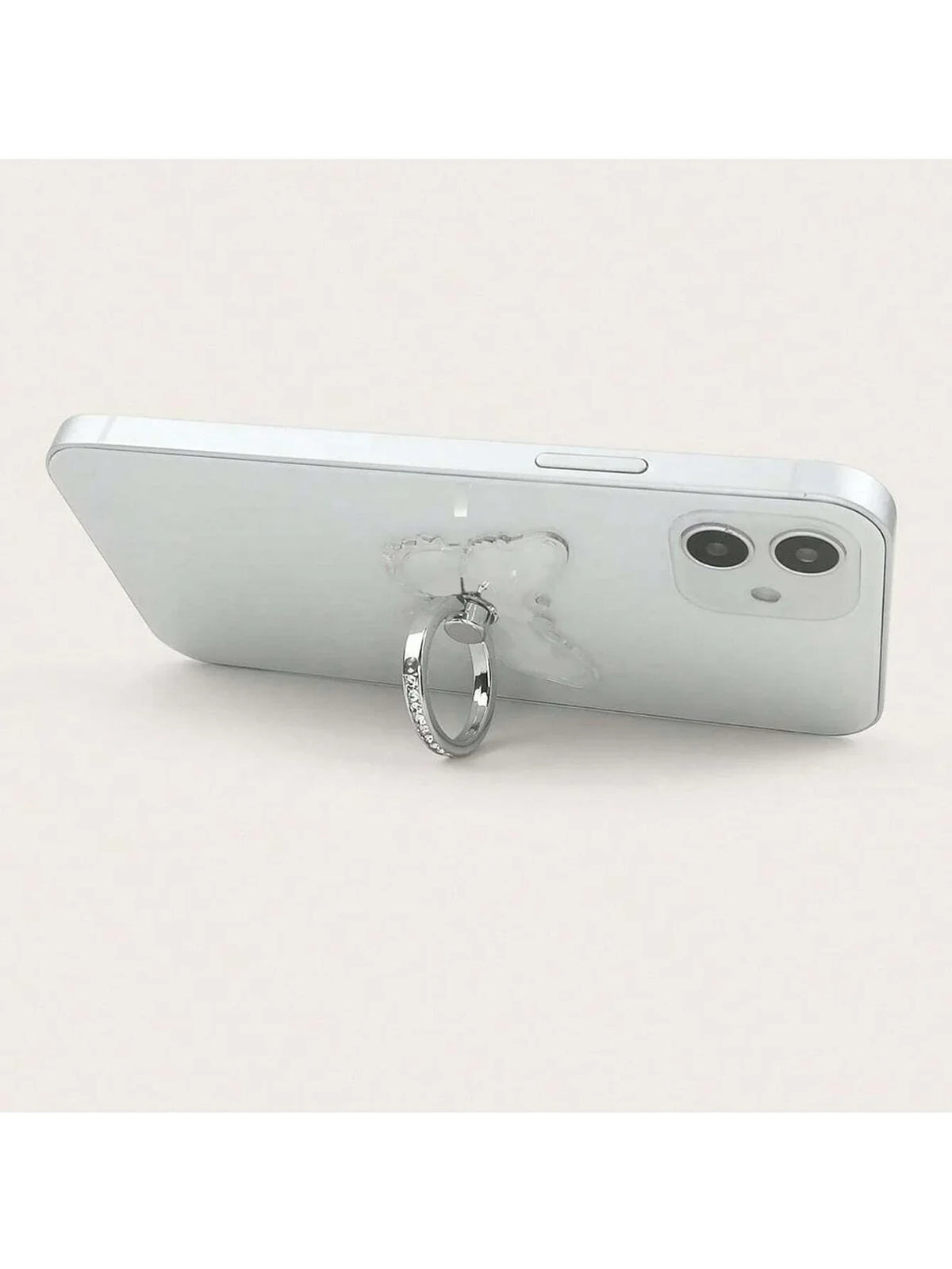 Butterfly Crystal Ring Phone Grip & 360° Stand Holder Phone Ring Grip Stand Qme