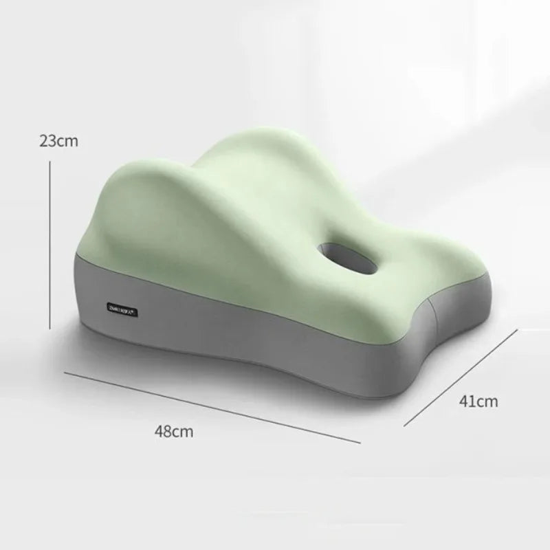 Memory Foam Wedge Pillow – Ergonomic Lumbar & Body Support Memory Foam Pillow Qst green