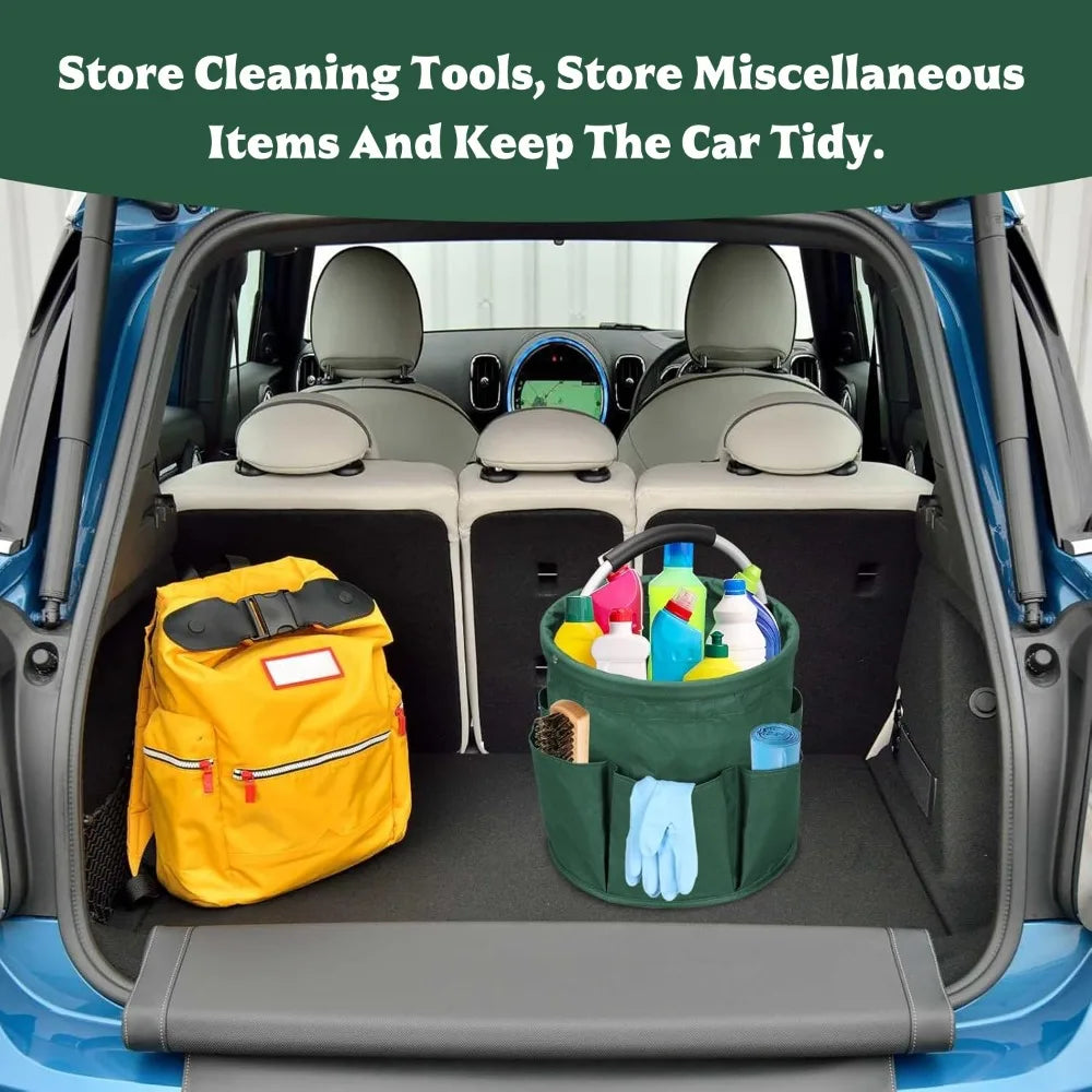 17L Foldable Storage Bucket 600D Oxford Cloth Tool Organizer Foldable Storage Organizer Qme