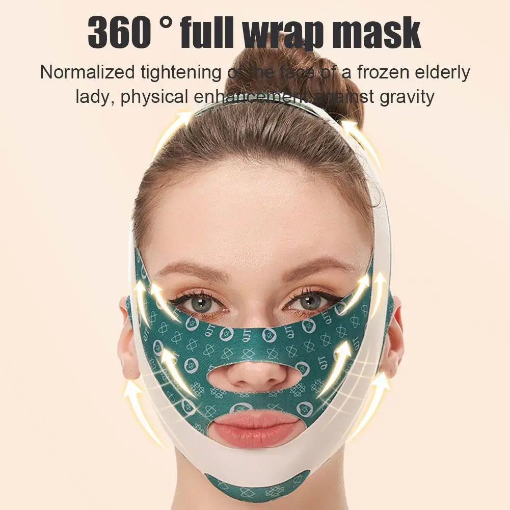 Adjustable V-Shape Face Lifting Bandage | Chin Sculpting Wrap Face Lifting Wrap Qme
