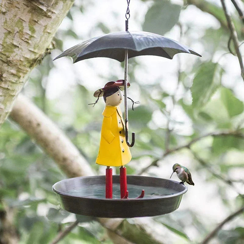 Umbrella Hummingbird Feeder Tray | Hanging Outdoor Bird Feeder Hummingbird Feeder Qme