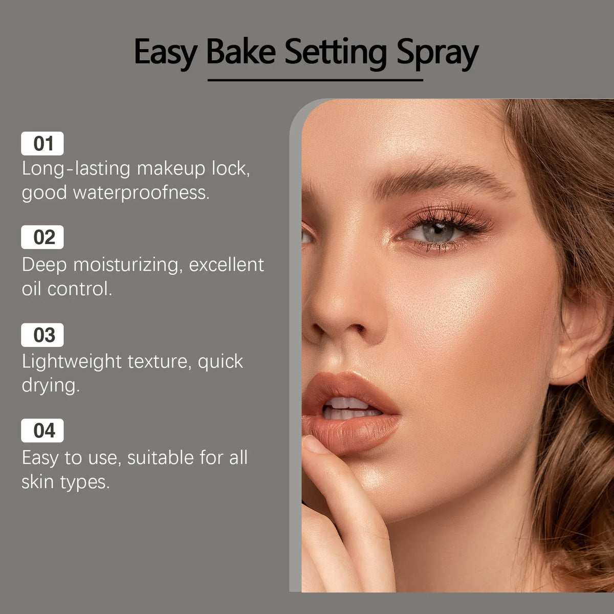 Zephoco Makeup Setting Spray – Hyaluronic Acid 100ml Makeup Setting Spray Qst