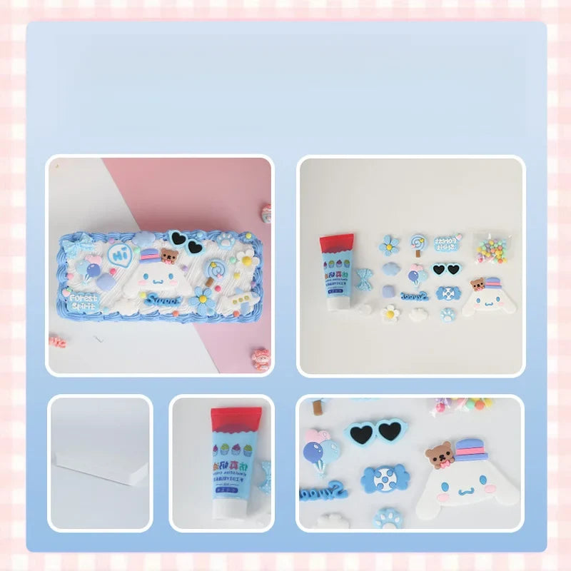 Hello Kitty DIY Pencil Case – Creative Craft Glue Kit DIY Pencil Case Kit Qme