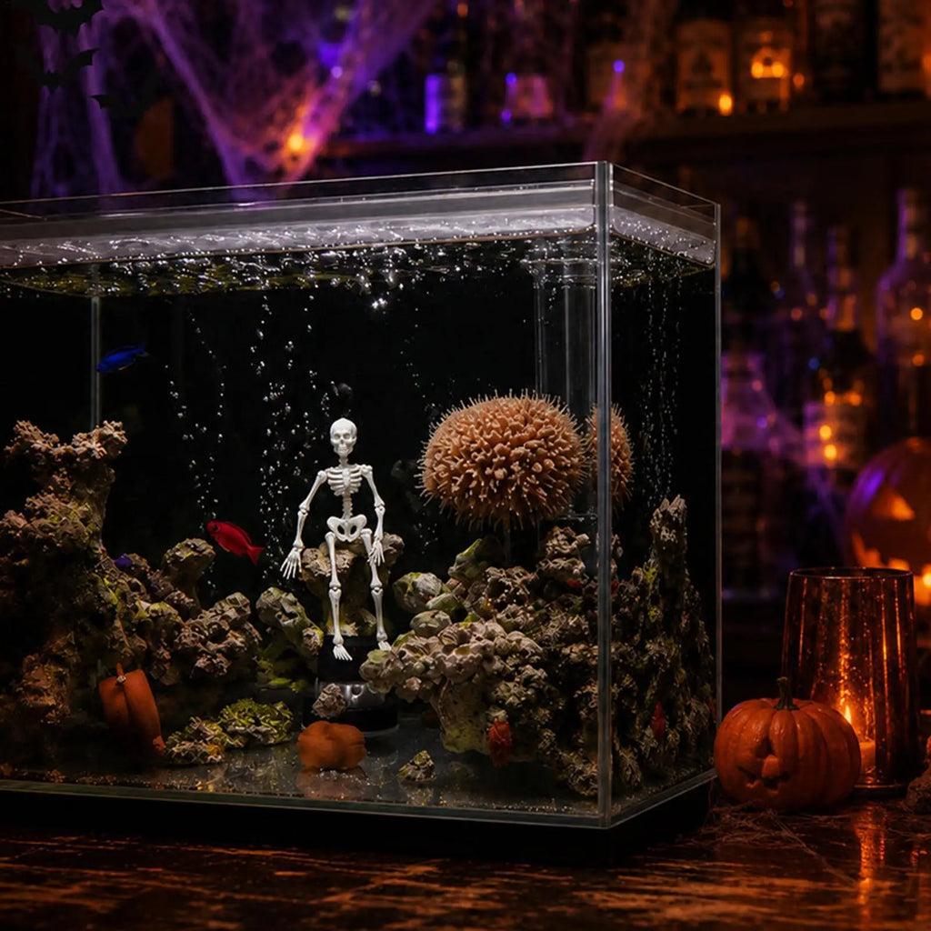 Skeleton Bubbler Aquarium Decor | 3D Printed Halloween 7x4 In Aquarium Bubbler Decor Qme China Mainland