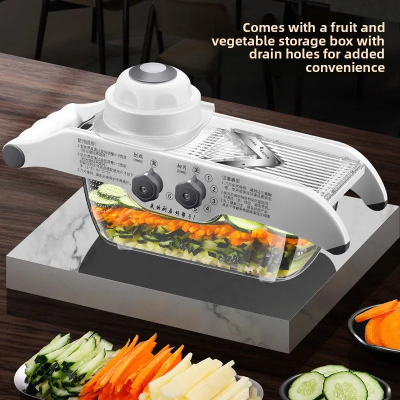 Manual Lemon & Fruit Slicer – Stainless Steel Blade Kitchen Tool Fruit & Vegetable Slicer Qst