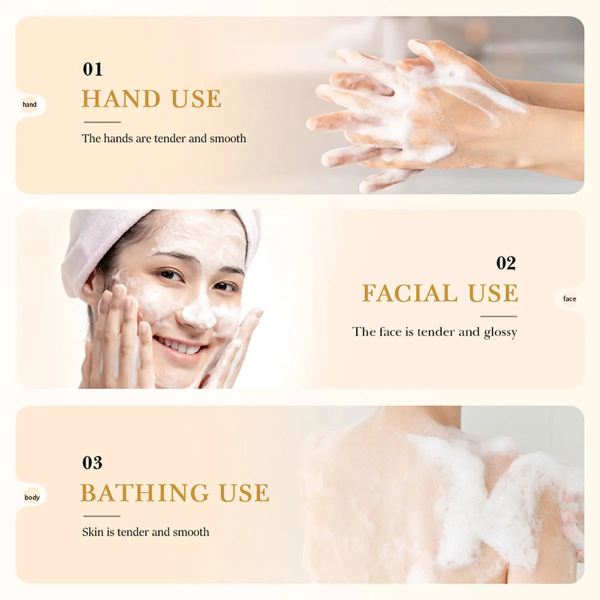 Rice Essence Deep Cleansing Moisturizing Facial Wash | Qme Facial Cleanser Qme