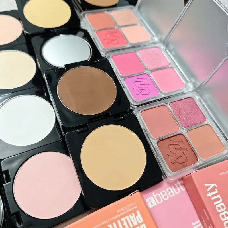 4-Color Matte Blush Palette – Oil Control & Long-Lasting Blush Palette Qst