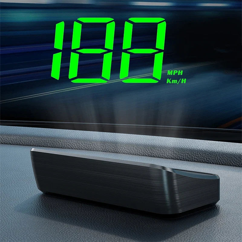 GPS HUD Head-Up Display – Digital Car Speedometer GPS HUD Speedometer Qme Green
