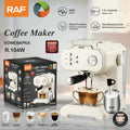 HAOYUNMA R104 Semi-Automatic Espresso Machine & Steam Frother Espresso Machine Qst R.104W EU