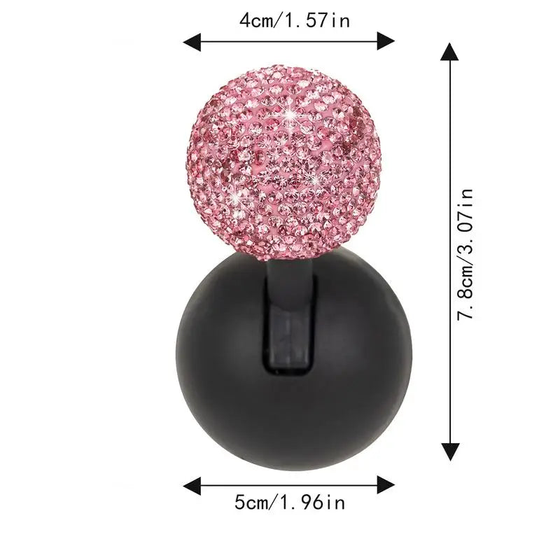Rhinestone Push To Start Button Rocker | Car Interior Decor Car Interior Accessory Qst