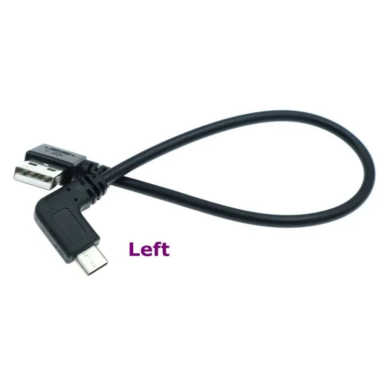 90° Angled USB-C to USB-A Connector | Left & Right Elbow Adapter USB Cable Adapter Qme