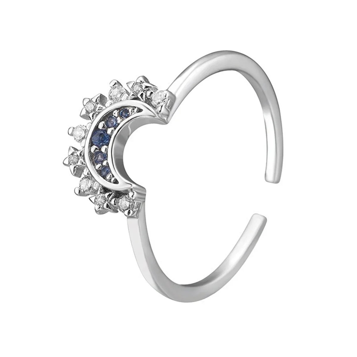 Star Moon Sun Ring Women – Elegant Engagement & Wedding Ring Fashion Ring Qme