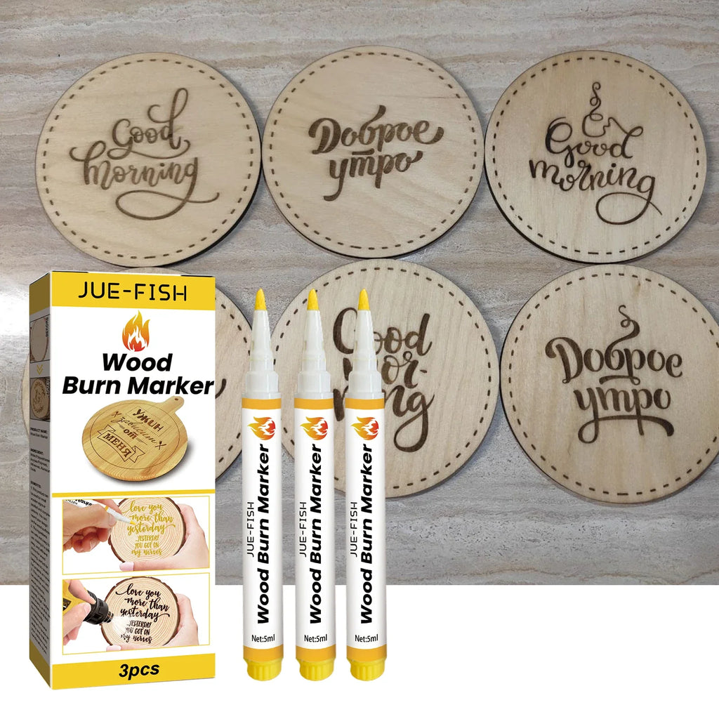 DIY Scorch Wood Burning Marker – Draw & Paint Wood Patterns Wood Burning Marker Qme