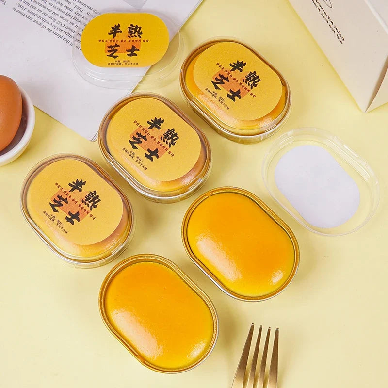 Cheese Bread Squishy Slow Rising Squeeze Sensory Fidget Toy Squishy Fidget Toy Qme