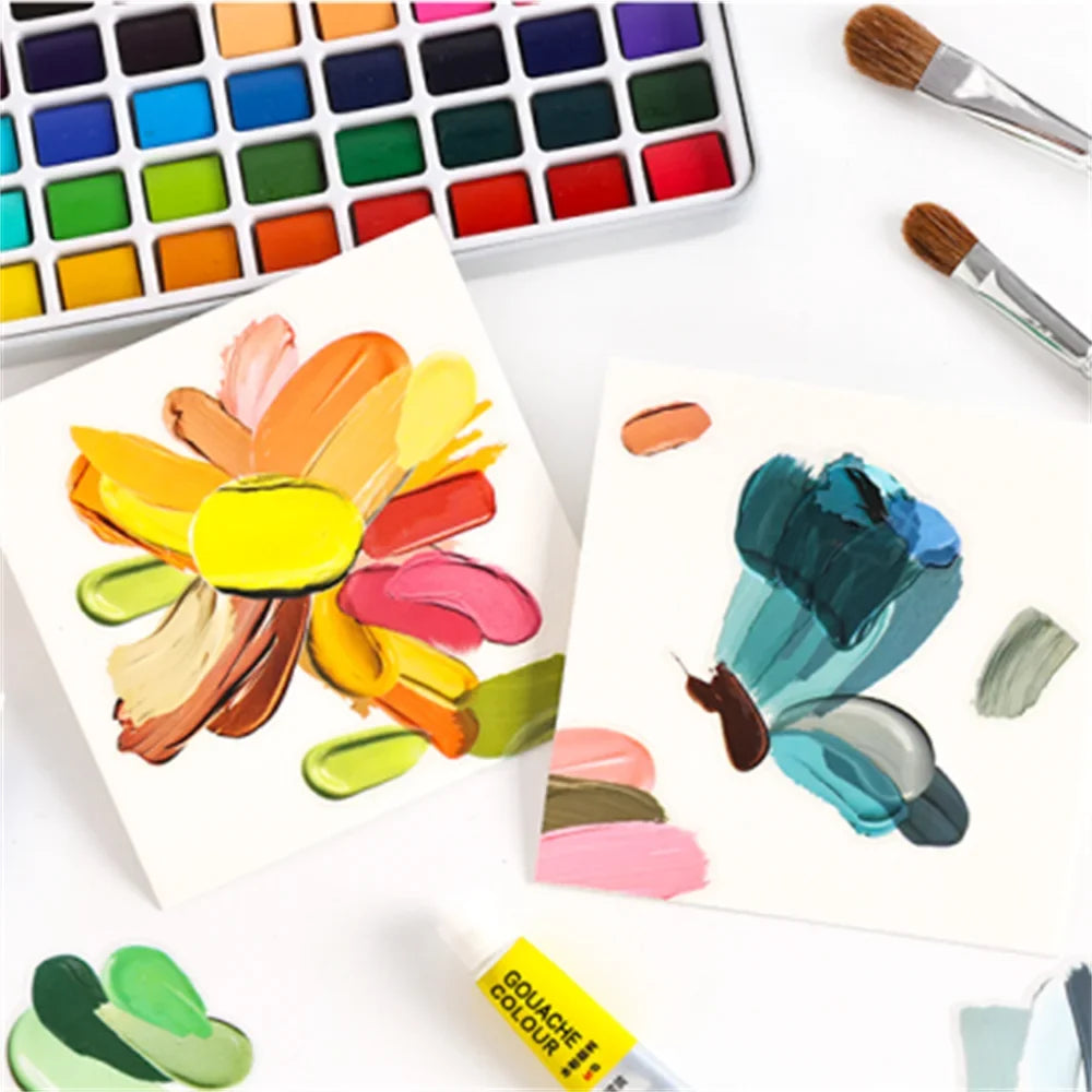 Watercolor Art PET Decorative Tape 6 &amp; 12 Rolls – Journaling Decorative Craft Tape Qme