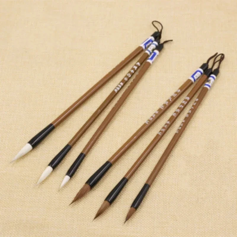 Calligraphy Practice Brush Set for Beginners – Wood Handle Calligraphy Brush Set Qme