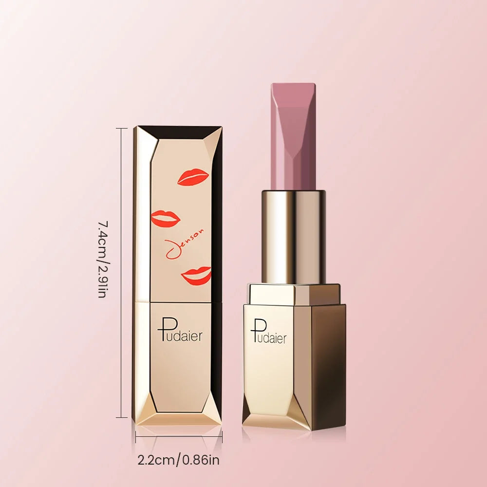 Qme Luxury Matte Lipstick – Long-Lasting, No Transfer, Pigment Matte Lipstick Qme
