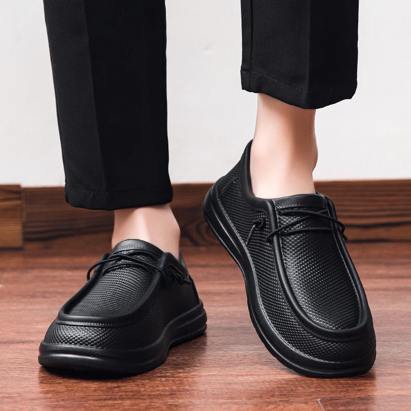 Men's Non-Slip Waterproof Chef Work Shoes | Sizes 38–48 Chef Work Shoes Qst