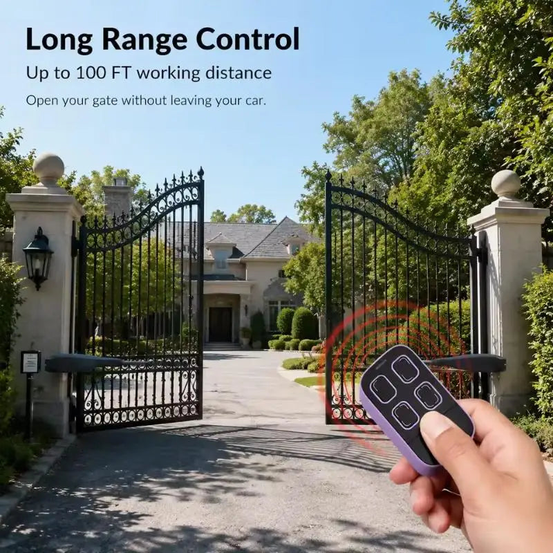 Universal Garage Door Opener Remote | Multi-Frequency 280–868MHz Garage Door Remote Qme