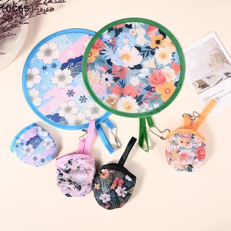 Japanese Folding Fan – Floral Hand Fan for Men & Women Folding Hand Fan Qst