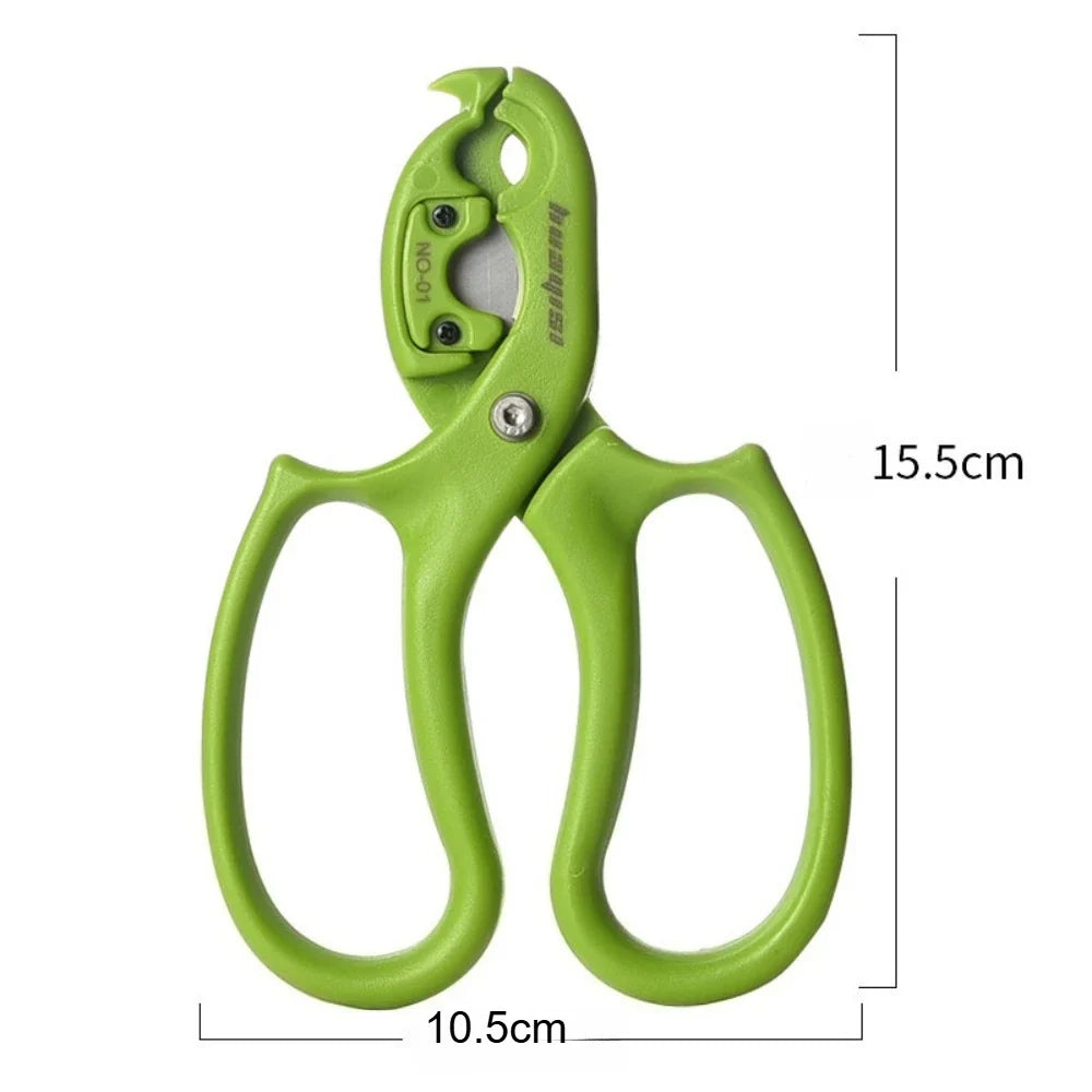 Rose Thorn Remover Scissors – Replaceable Blade Florist Stripper Thorn Remover Tool Qme