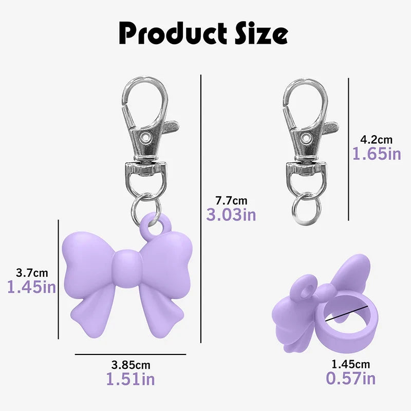 Silicone Lip Balm Keychain Cap | Portable Lip Gloss Case Lip Balm Keychain Case Qme