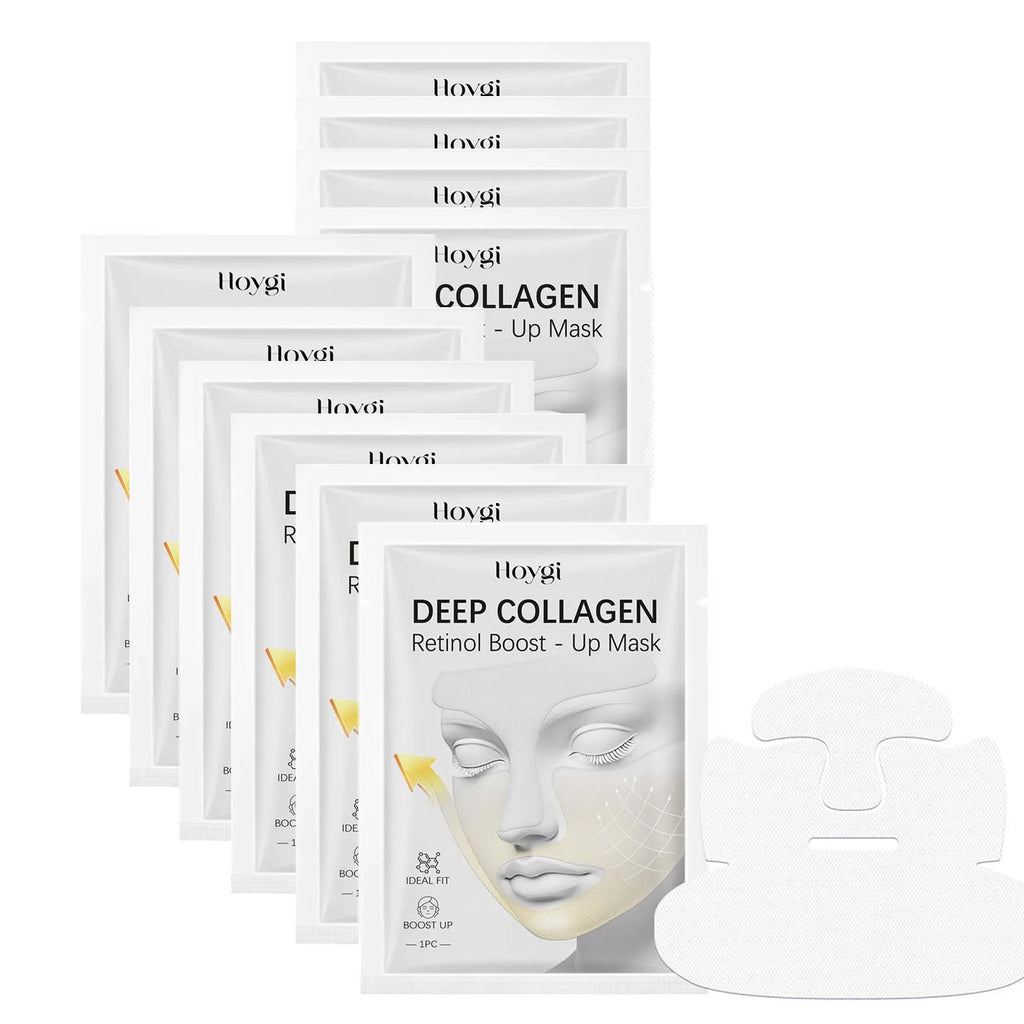 Portable Deep Collagen Face Mask – Firming & Moisturizing Collagen Face Mask Qme 10Pcs