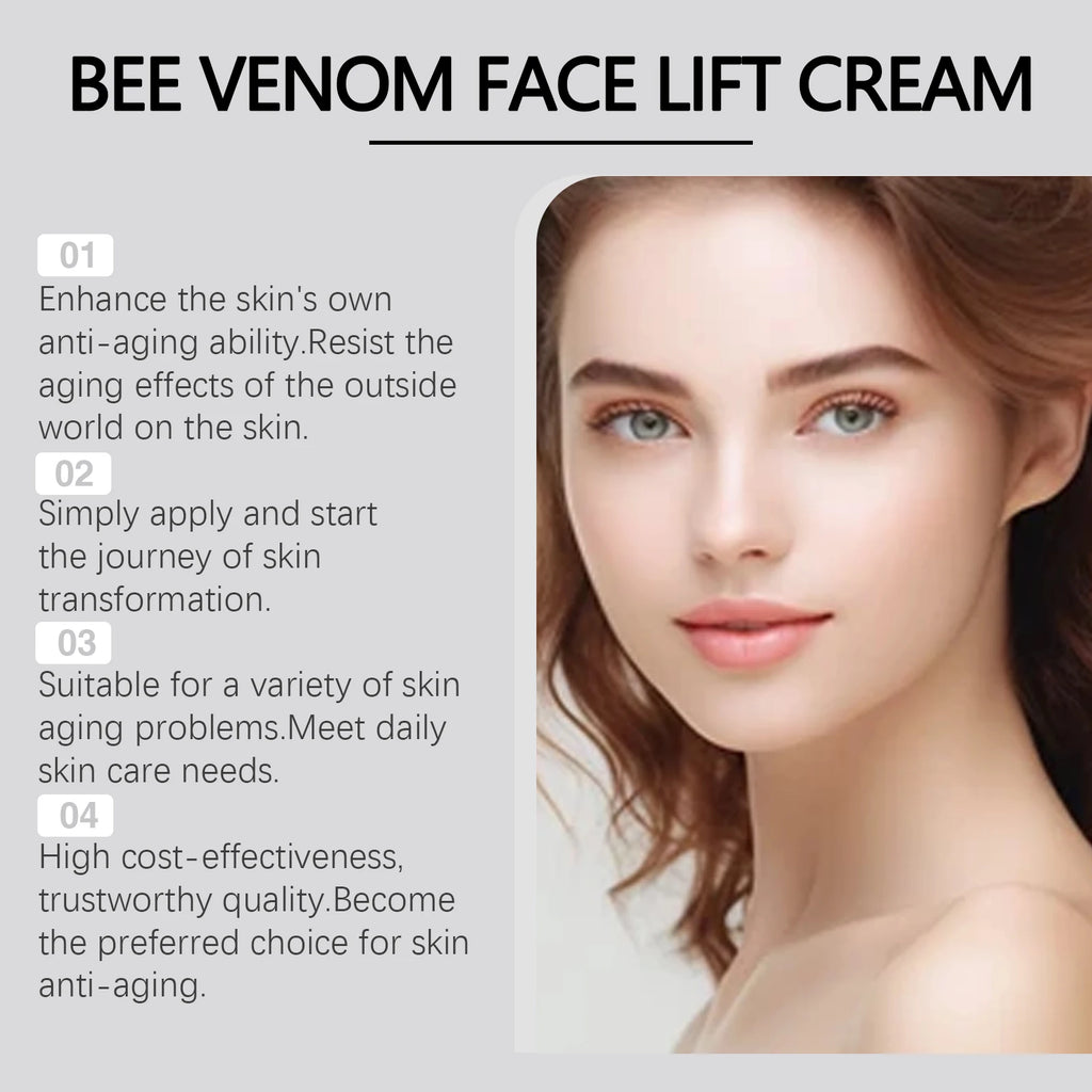 Hoygi Bee Venom Firming Face Cream – Daily Moisturizer 50g Face Moisturizer Cream Qst