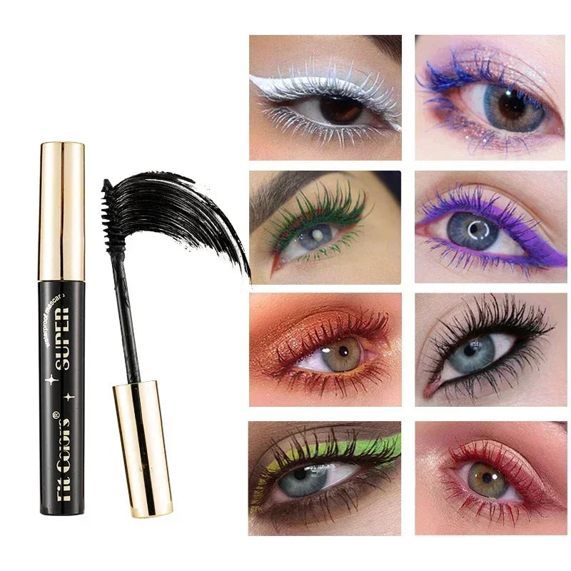 5D Silk Fiber Mascara – Waterproof, 14 Colors & 3D Lash Effect Silk Fiber Mascara Qme