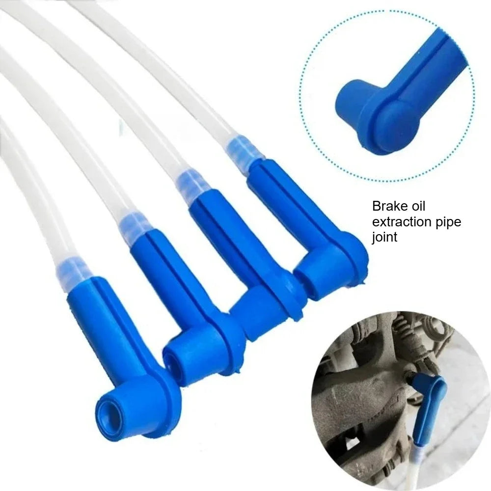 Brake Fluid Bleeder Tube Connector | 3-Stage Adjustable Hose Joint Brake Bleeder Connector Qme