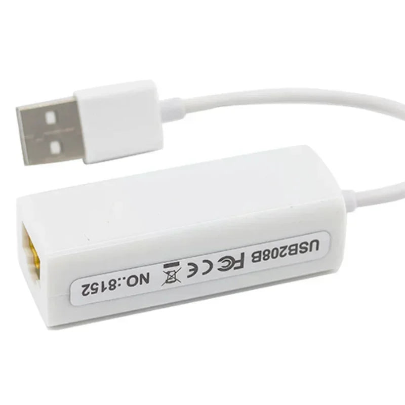 USB 2.0 to RJ45 LAN Adapter – 10/100Mbps Network Card USB LAN Adapter Qme